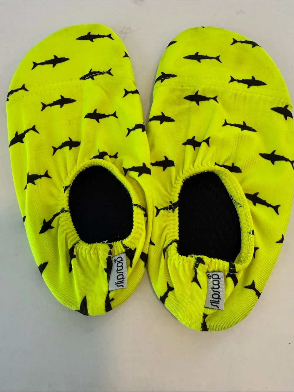 Slipstop Yellow Shark Scuba Shoes Size 13 New #Lux-K